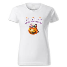 polofun.hu Csokit vagy csalunk, Cukorkás, Halloween női póló