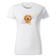 polofun.hu Golden retriever, szívecskés, Muki