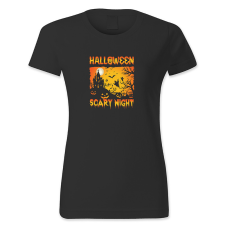 polofun.hu Halloween scary night 5, Halloween női póló