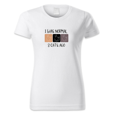 polofun.hu I was normal 3 cats ago női póló