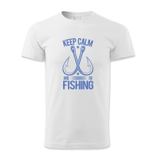 polofun.hu Keep calm and go fishing férfi póló