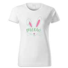 polofun.hu Meow, nyuszis női póló