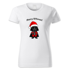 polofun.hu Merry Shitmas, Star Wars, Darth Vader, Karácsony női póló