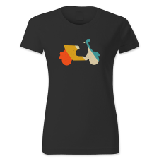 polofun.hu Moped, retró női póló