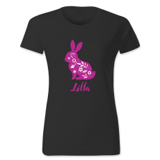 polofun.hu Nyuszi alak, virágos, Lilla, Húsvét