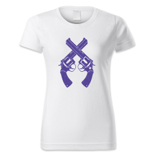 polofun.hu Pisztoly, revolver, lövészet női póló