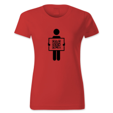 polofun.hu QR kódos tábla emberrel