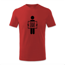 polofun.hu QR kódos tábla emberrel