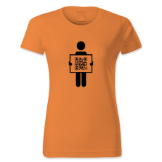 polofun.hu QR kódos tábla emberrel