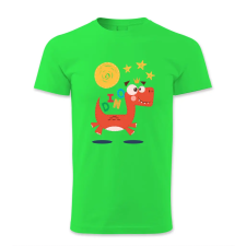 polofun.hu Ugró dínó férfi póló