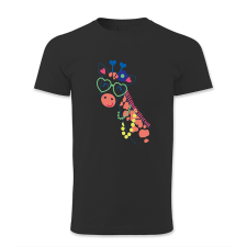 polofun.hu Zsiráf szíves szemüvegben férfi póló