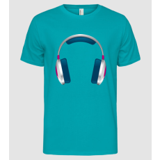 Pólómánia 1001headphones - Férfi Alap póló
