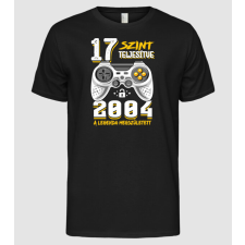 Pólómánia 17. szint teljesítve 2005 a Legenda megszületett Gamer - Férfi Alap póló férfi póló