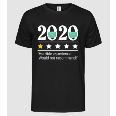 Pólómánia 2020 maszkos komment - horrible experience - Férfi Alap póló