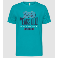 Pólómánia 29 years old awesome since 1991 - Férfi Alap póló férfi póló