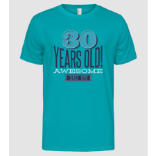 Pólómánia 30 years old awesome since 1990 - Férfi Alap póló férfi póló
