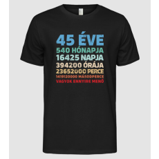 Pólómánia 45 éve vagyok ennyire menő - Férfi Alap póló