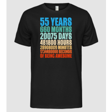 Pólómánia 55 years of being awesome - Férfi Alap póló férfi póló