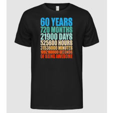 Pólómánia 60 years of being awesome - Férfi Alap póló férfi póló