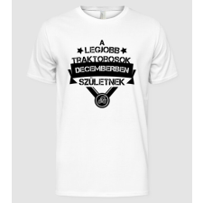 Pólómánia A legjobb traktorosok decemberben születnek - Férfi Alap póló férfi póló