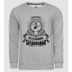 Pólómánia A legjobbak gitárosnak születtek - Férfi Kereknyakú Pulcsi