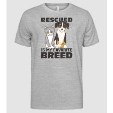 Pólómánia A Mentett a Kedvenc Fajtám - Férfi Alap póló férfi póló