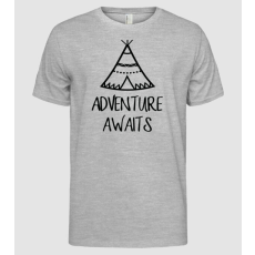 Pólómánia Advanture awaits  - Férfi Alap póló