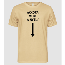 Pólómánia Akkora mint a nyíl! - Férfi Alap póló férfi póló
