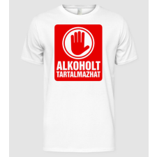 Pólómánia Alkoholt tartalmazhat - Férfi Alap póló férfi póló