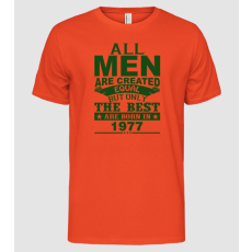 Pólómánia All men are created - 1977 - Férfi Alap póló