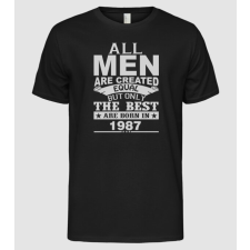 Pólómánia All men are created - 1987 - Férfi Alap póló férfi póló