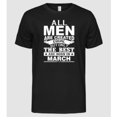 Pólómánia All men are created march - Férfi Alap póló