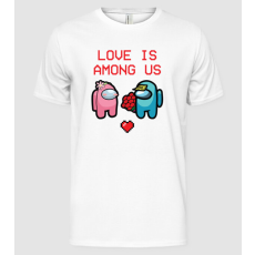 Pólómánia Among us love - Férfi Alap póló