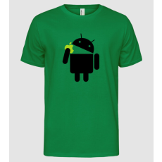 Pólómánia android vs apple2 - Férfi Alap póló