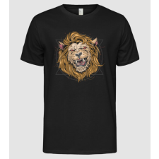 Pólómánia angry lion - Férfi Alap póló férfi póló
