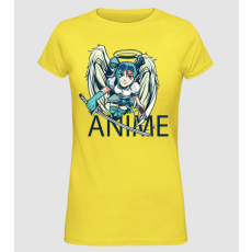 Pólómánia Anime Lány Karddal - Női Alap póló