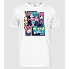 Pólómánia Anime Vaporwave See you Later - Férfi Alap póló