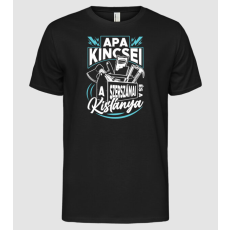 Pólómánia Apa kincsei kislánya - Férfi Alap póló