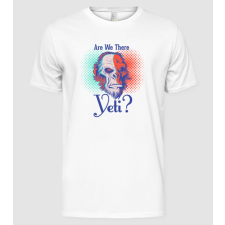 Pólómánia Are we there Yeti - Férfi Alap póló férfi póló