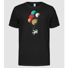 Pólómánia Astronaut Balloons űrhajós lufik - Férfi Alap póló férfi póló