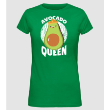 Pólómánia Avocado Queen Avokádó királynő - Női Alap póló női póló