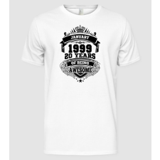 Pólómánia Awesome being of 20 years 1999 JANUÁR - Férfi Alap póló férfi póló