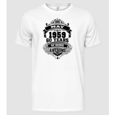 Pólómánia Awesome being of 60 years 1959 MÁJUS - Férfi Alap póló