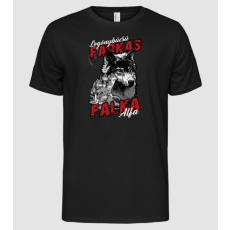 Pólómánia Badass farkasfalka alfahím - Férfi Alap póló