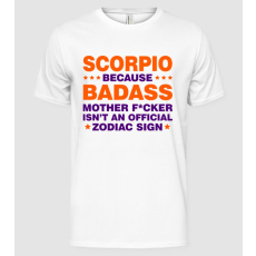 Pólómánia Badass zodiac SCORPIO - Férfi Alap póló