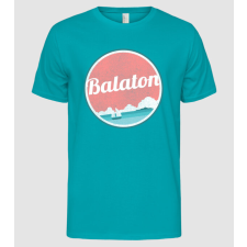 Pólómánia Balaton retro badge vitorlás - Férfi Alap póló férfi póló