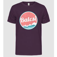 Pólómánia Balcsi retro badge vitorlás - Férfi Alap póló férfi póló