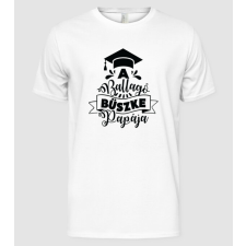 Pólómánia Ballagó Család fekete PAPA - Férfi Alap póló férfi póló