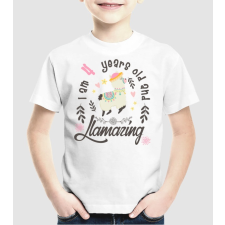 Pólómánia Bday Llamazin 4 years old - Uniszex gyerek Póló gyerek póló