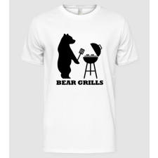 Pólómánia Bear Grills - Férfi Alap póló férfi póló